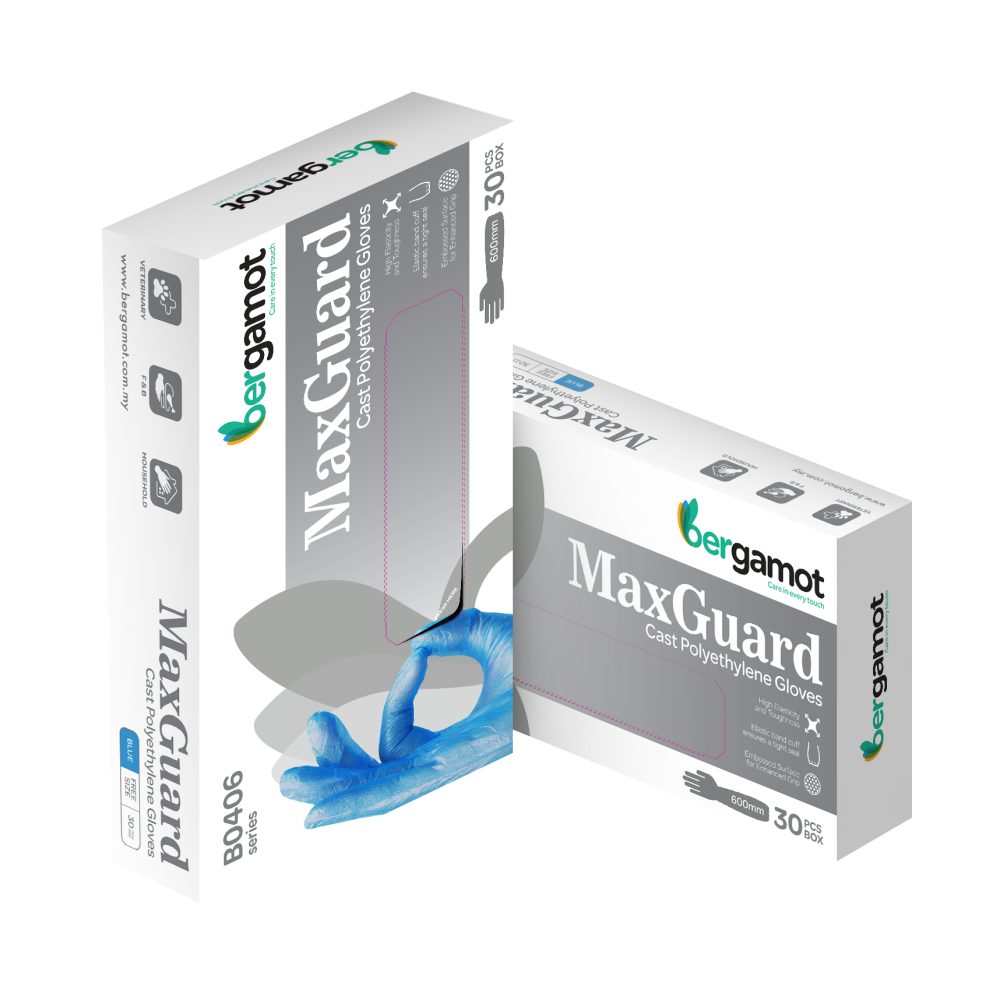 B0406 CPE Long Sleeve Gloves double inner